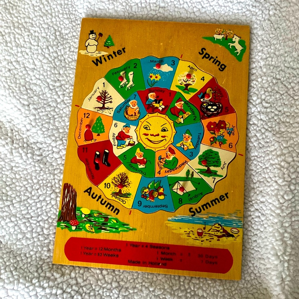 Vintage wooden puzzle Made in Holland